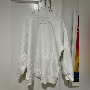 Lululemon White Crewneck w/ Name on it